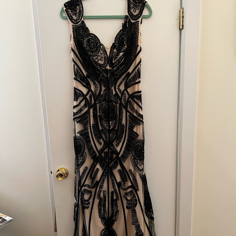 Evening Gown with Beautiful Embroidery